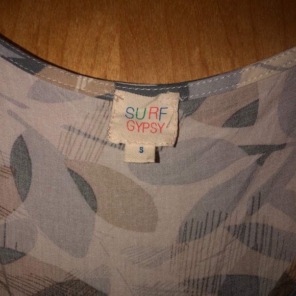 Surf Gypsy Neutral Waves Cut-Out Romper - Picture 6 of 6